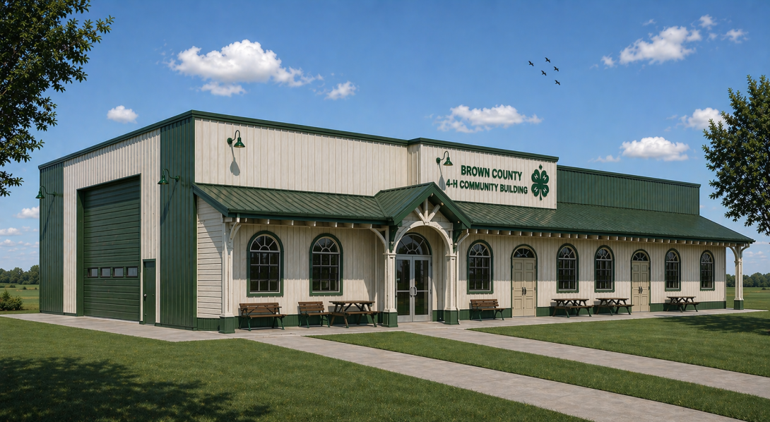 updated Brown County 4-H Community Building Image
